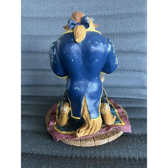 Disney THE BEAST WITH ROSE Figurine Beauty and the Beast Figure RARE- AS IS READ - Picture 5 of 10